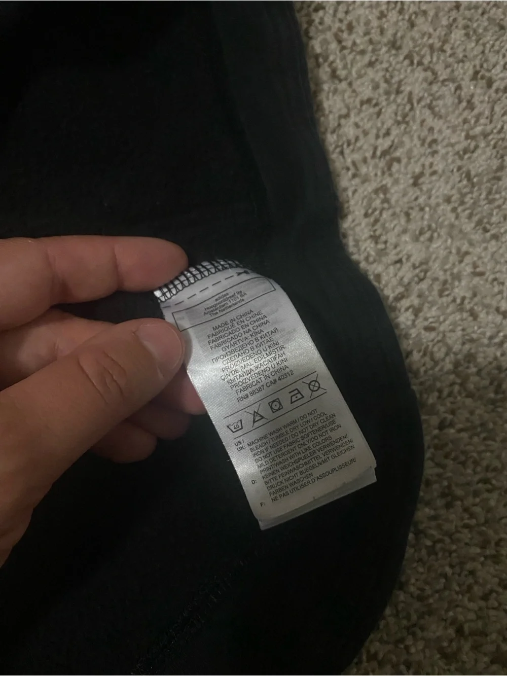 adidas x Patrick Mahomes Black Hoodie